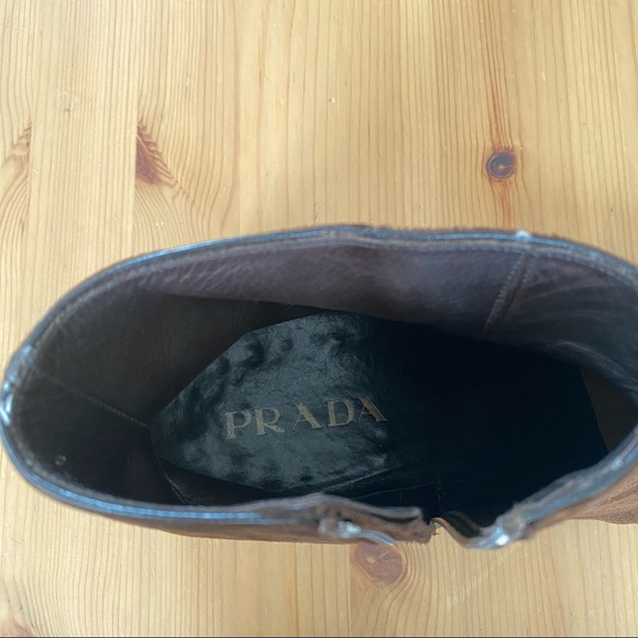 Prada Half Boof Ankle Zip Up Men’s Size 7.5 Retail: $1390 - Picture 5 of 10